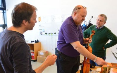 This week’s visiting musician was violist Johan Korsfeldt