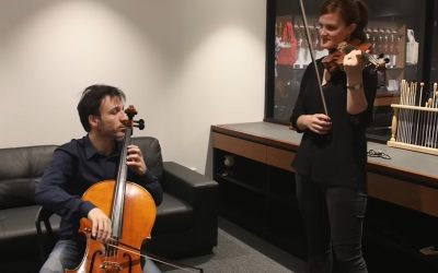 A matching sound for the string players of the Streeton Trio.