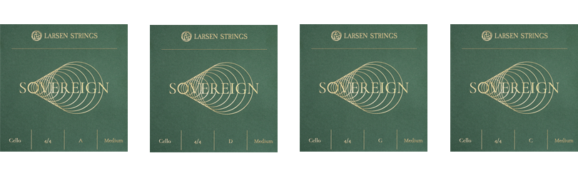 Larsen Sovereign Cello Full Set